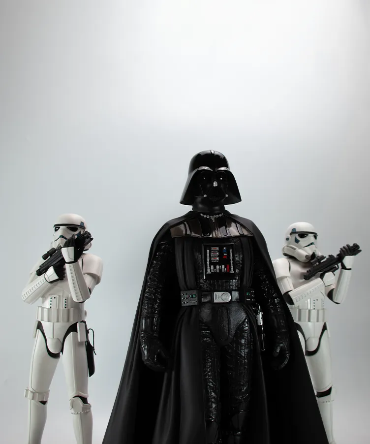 Attakus Prestige Dark Vador + 2 Stormtroopers statues 1/5 40cm