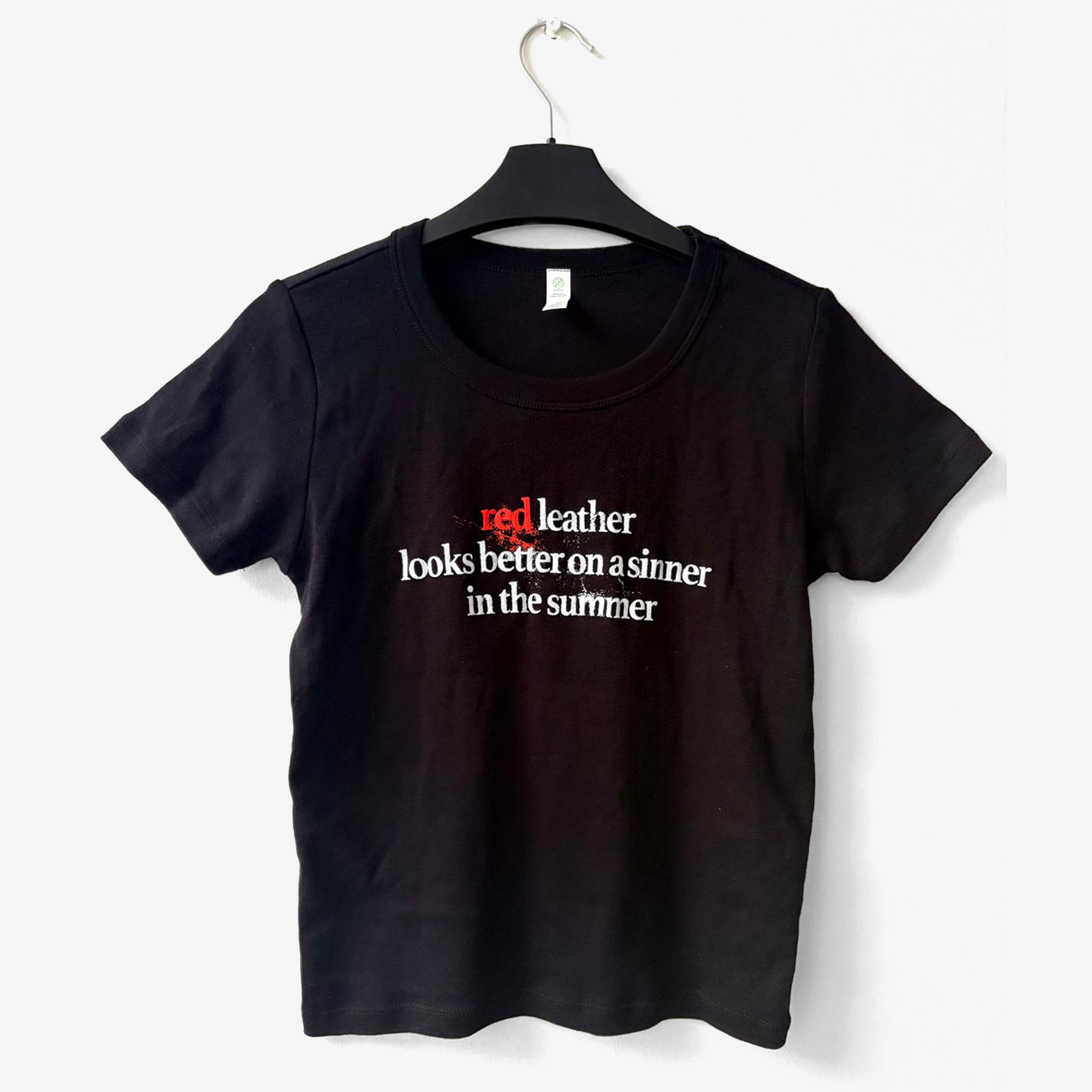 Dea Matrona So Damn Dangerous baby tee noir