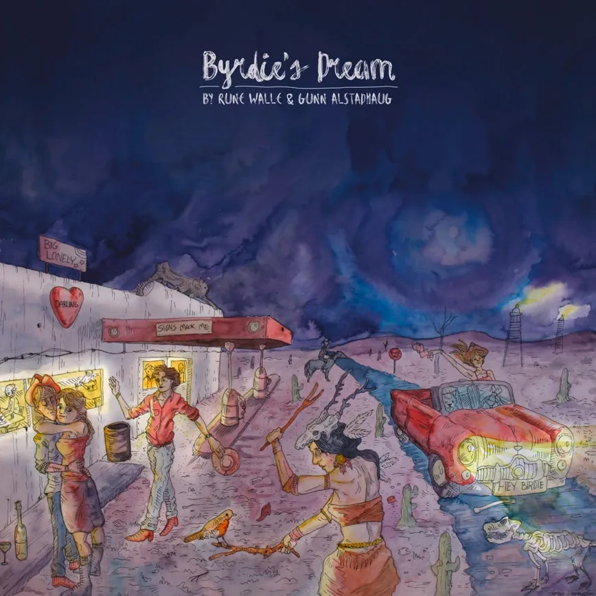 Apollon Records Byrdie's Dream LP vinyle noir folk