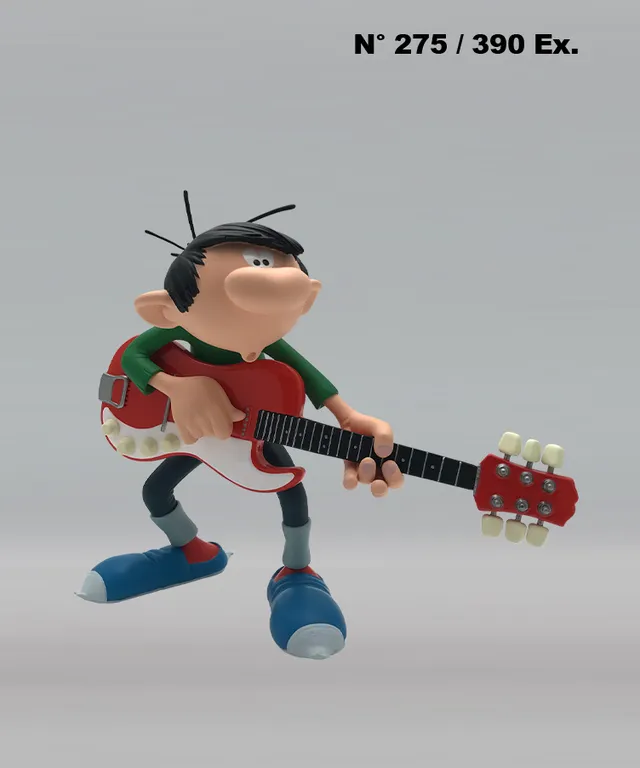 Attakus Prestige Gaston Rock Franquin statuette résine