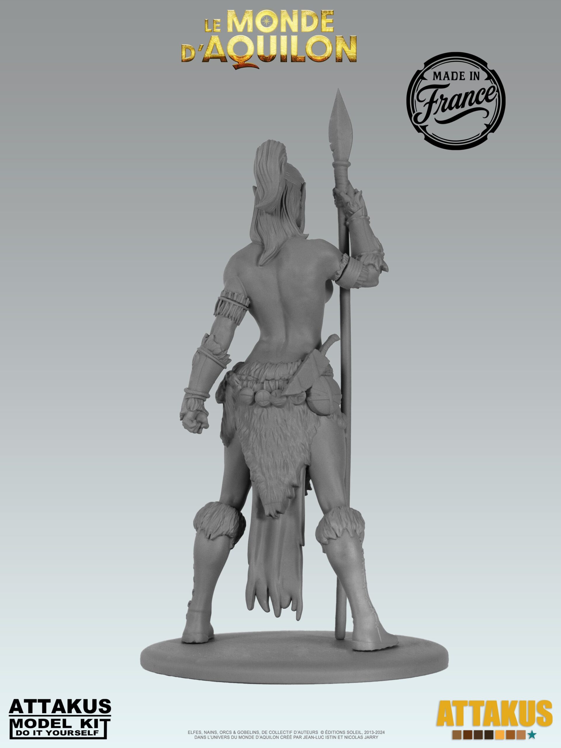 Attakus Model Kit Lea'saa Elfes figurine à peindre résine