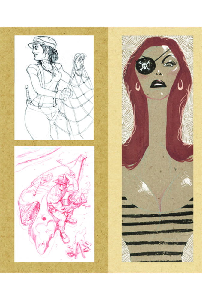 Attakus Collection Atlas Sketchbook Hawthorne livre 48 pages signé