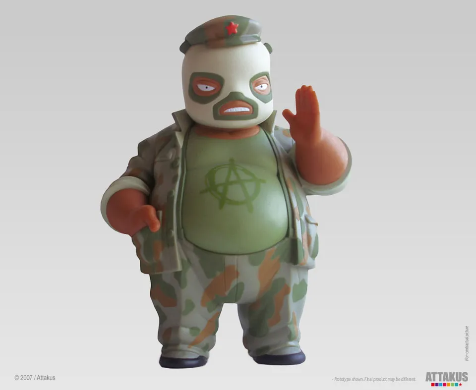 Attakus Atlas El Panda Kamo figurine vinyle Lucha Libre