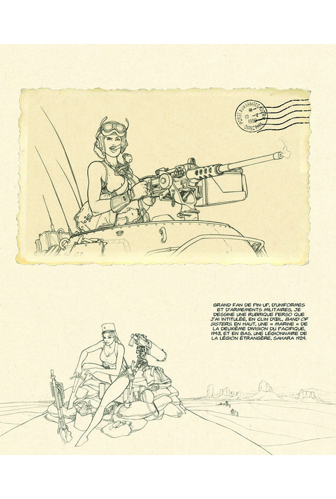 Comix Buro Sketchbook Malfin artbook 48 pages 18x22