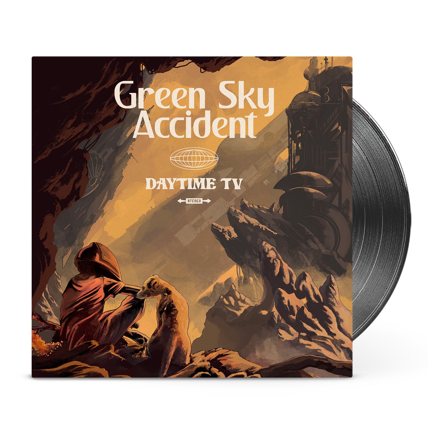 Apollon Records Green Sky Accident Daytime TV LP indie