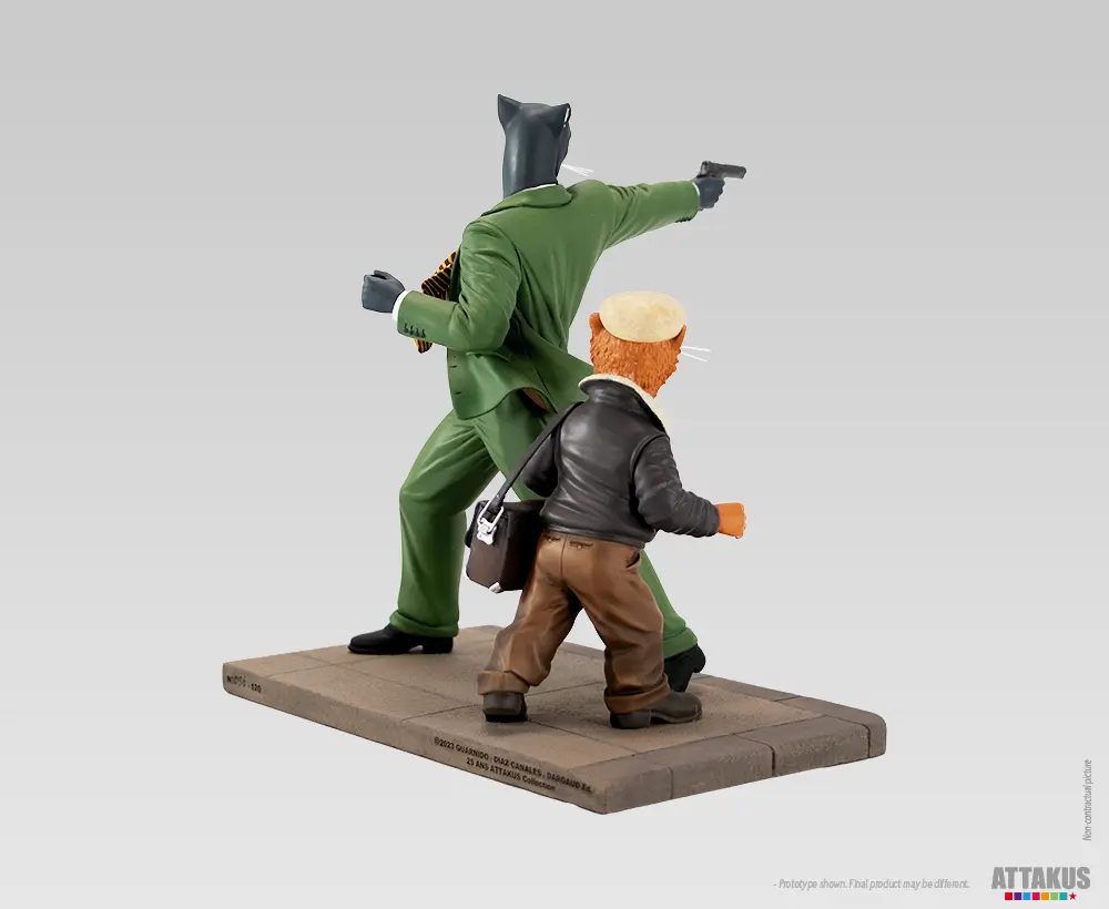 Attakus Blacksad John Blacksad paré à tirer statue 25 cm n°2/2