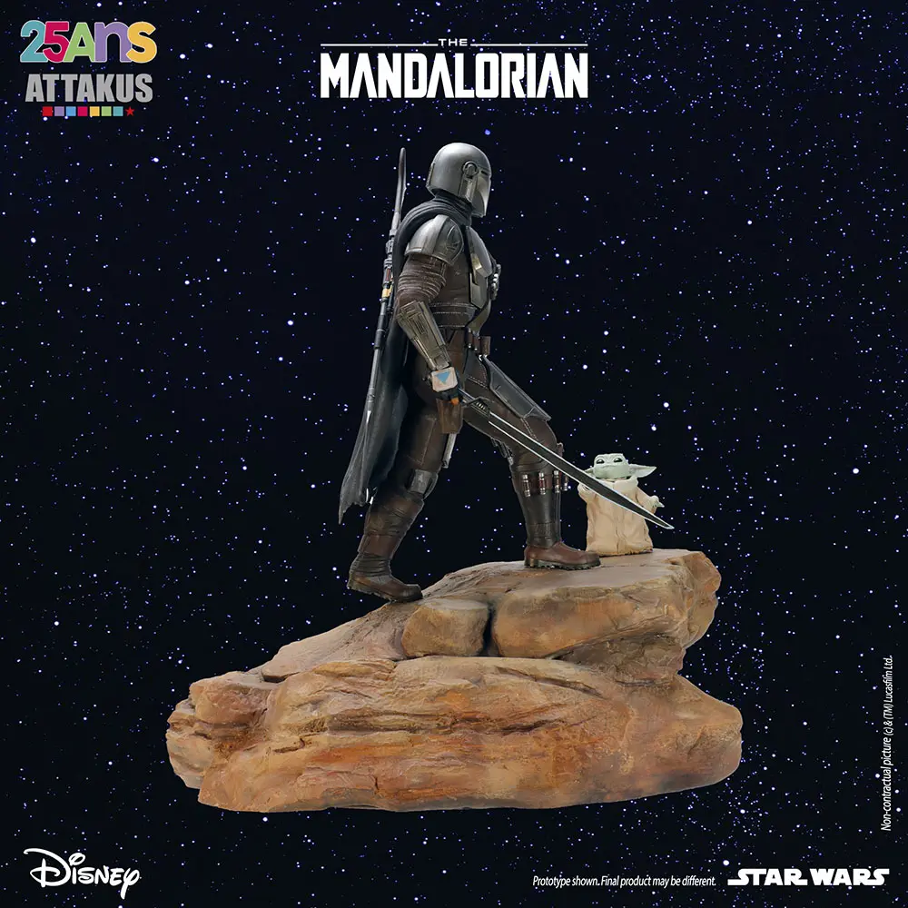 Attakus Classique Mandalorian & Grogu diorama 1/5e 54 cm EA