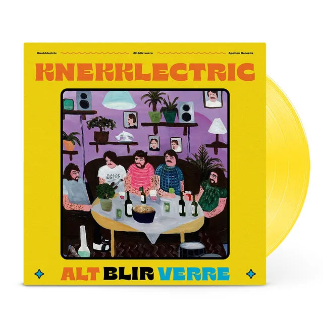 Apollon Records Knekklectric Alt Blir Verre vinyle LP jaune limité