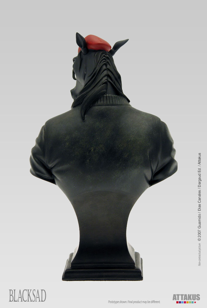 Attakus Blacksad Buste Horse Black Claws résine 16,5 cm