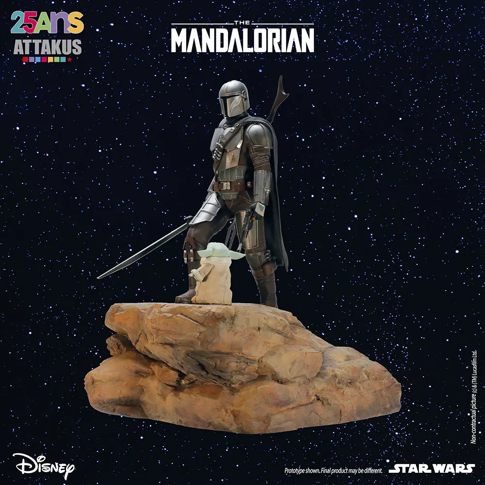 Attakus Classique Mandalorian & Grogu diorama 1/5e 54 cm EA