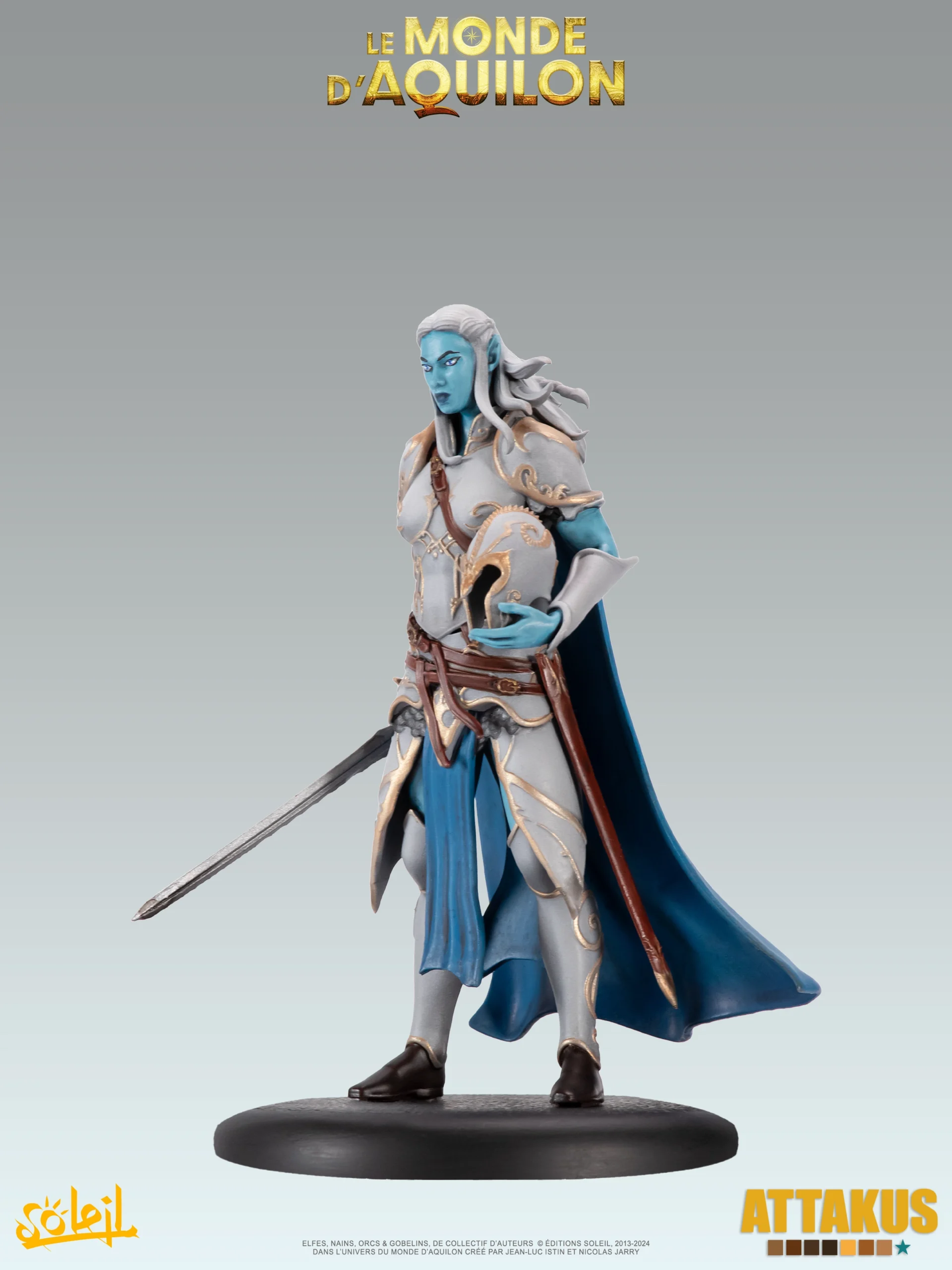 Attakus Collection Prestige Lanawyn Elfes figurine résine couleur 120 mm