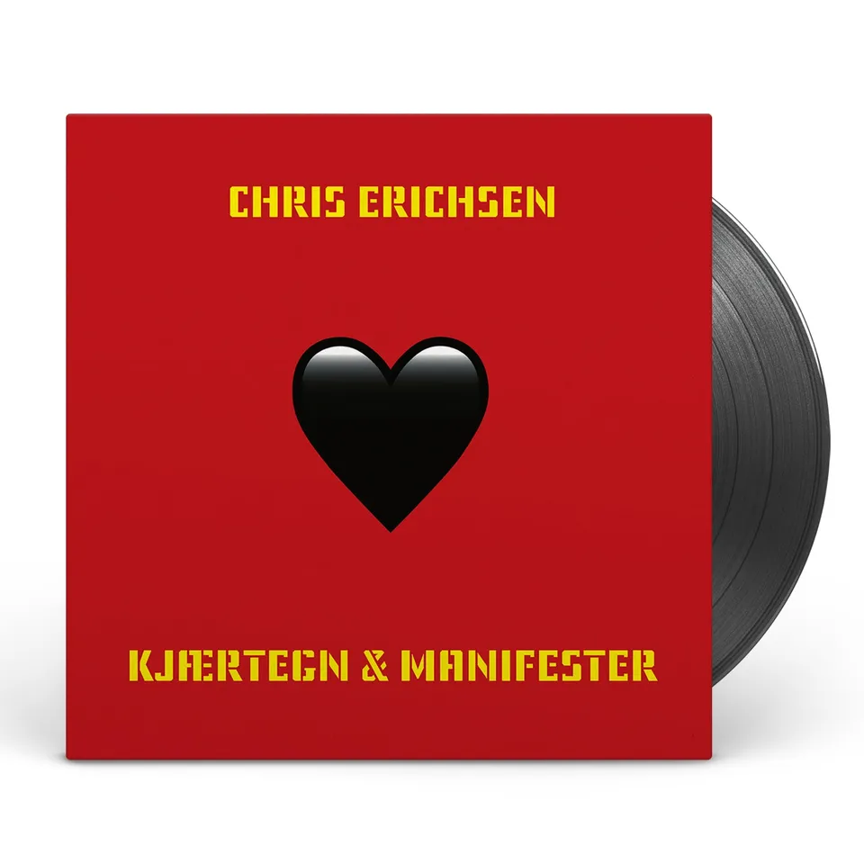 Apollon Records Kjærtegn & Manifester LP Chris Erichsen noir