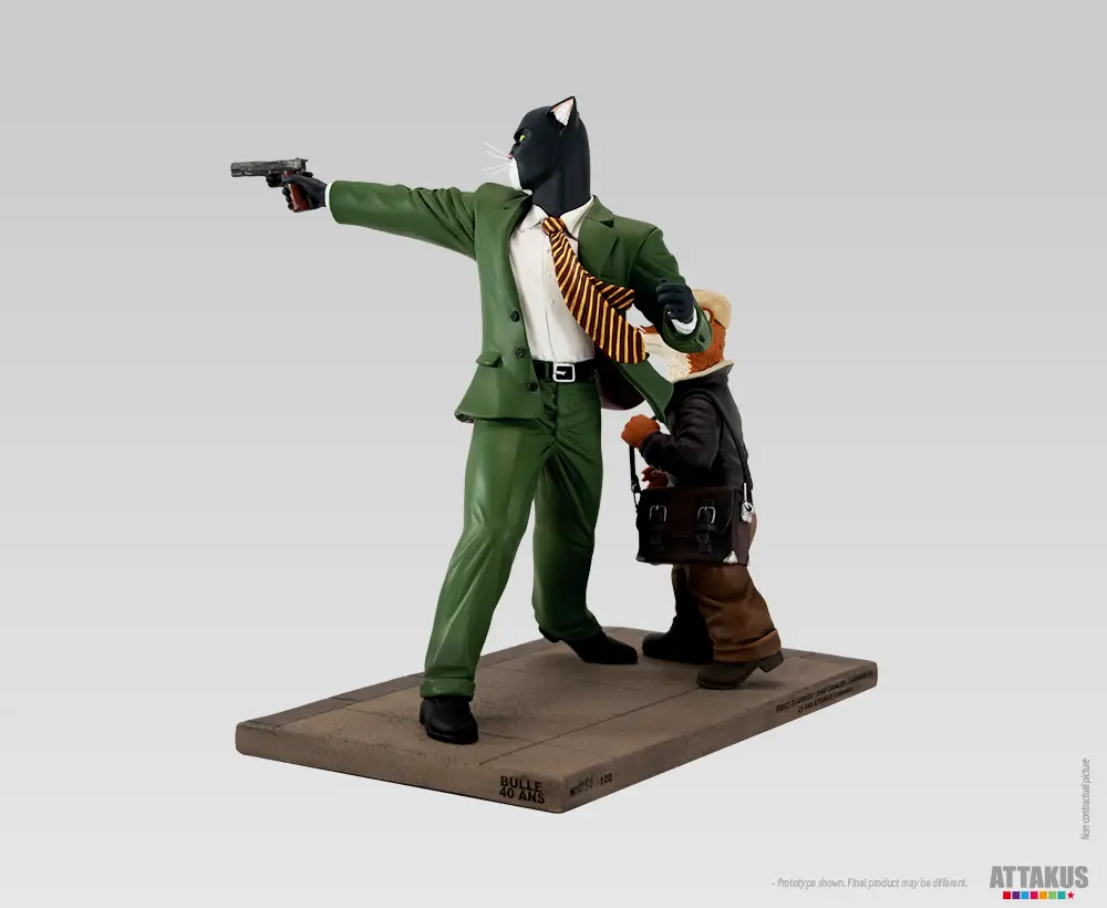 Attakus Blacksad John Blacksad paré à tirer statue 25 cm n°2/2