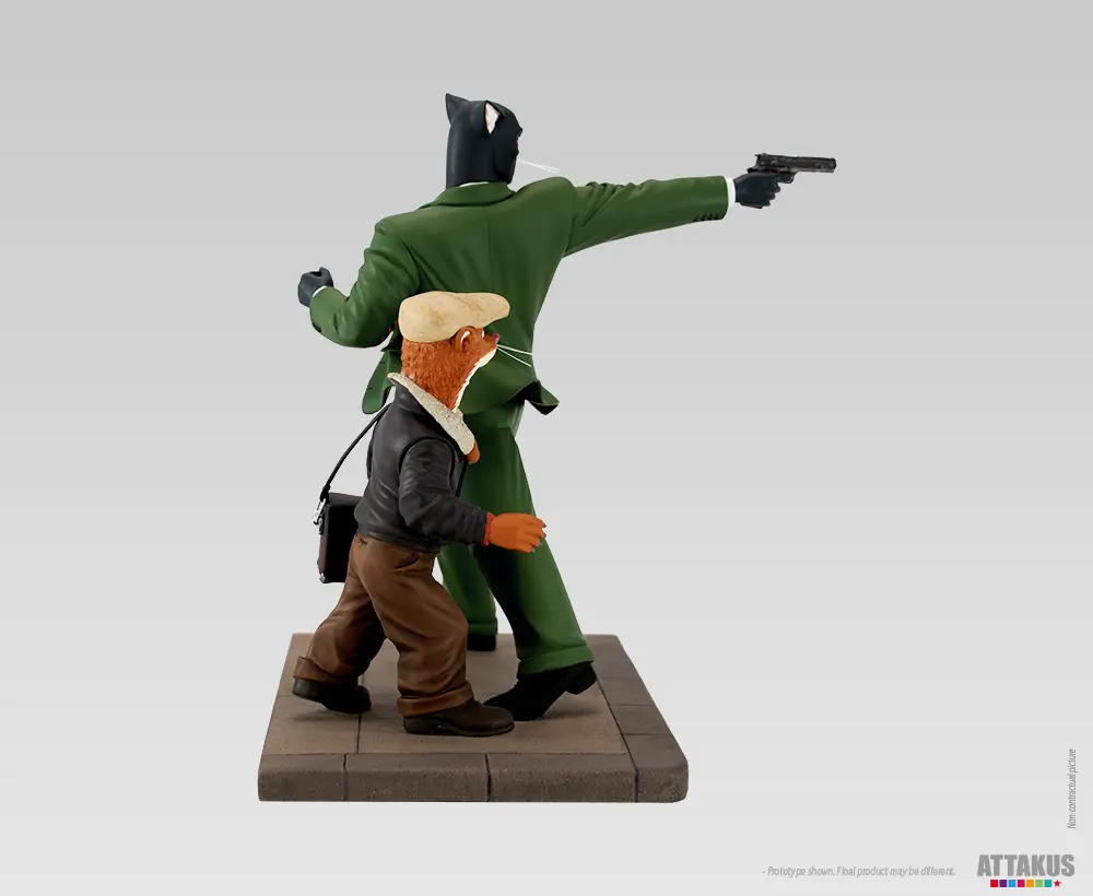 Attakus Blacksad John Blacksad paré à tirer statue 25 cm n°2/2