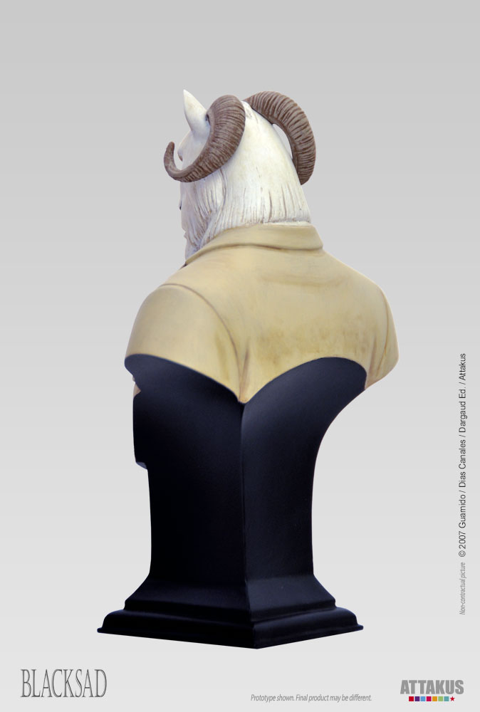 Attakus Blacksad Thomas Lachapelle buste résine 16,5 cm
