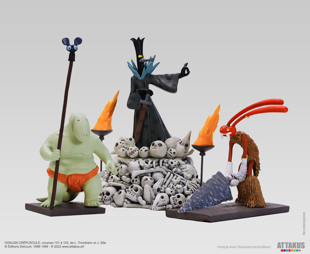 Attakus Collection Atlas Donjon Crépuscule coffret 3 figurines numéroté