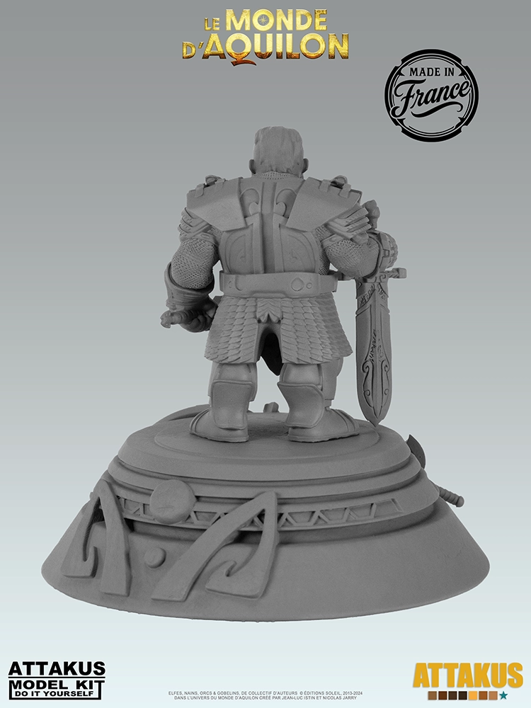 Attakus Model Kit Redwin de la Forge diorama à peindre 120 mm