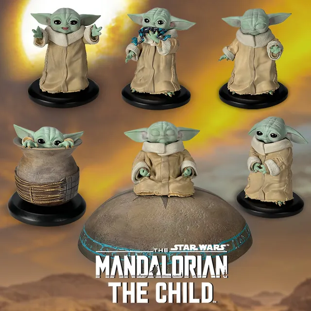Attakus Grogu collection 6 statues 1/5 Mandalorian résine