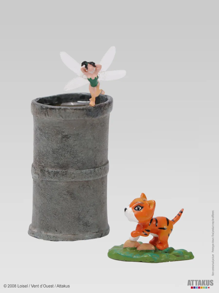 Attakus Métal Clochette & Chat Londres figurine 5 cm EA