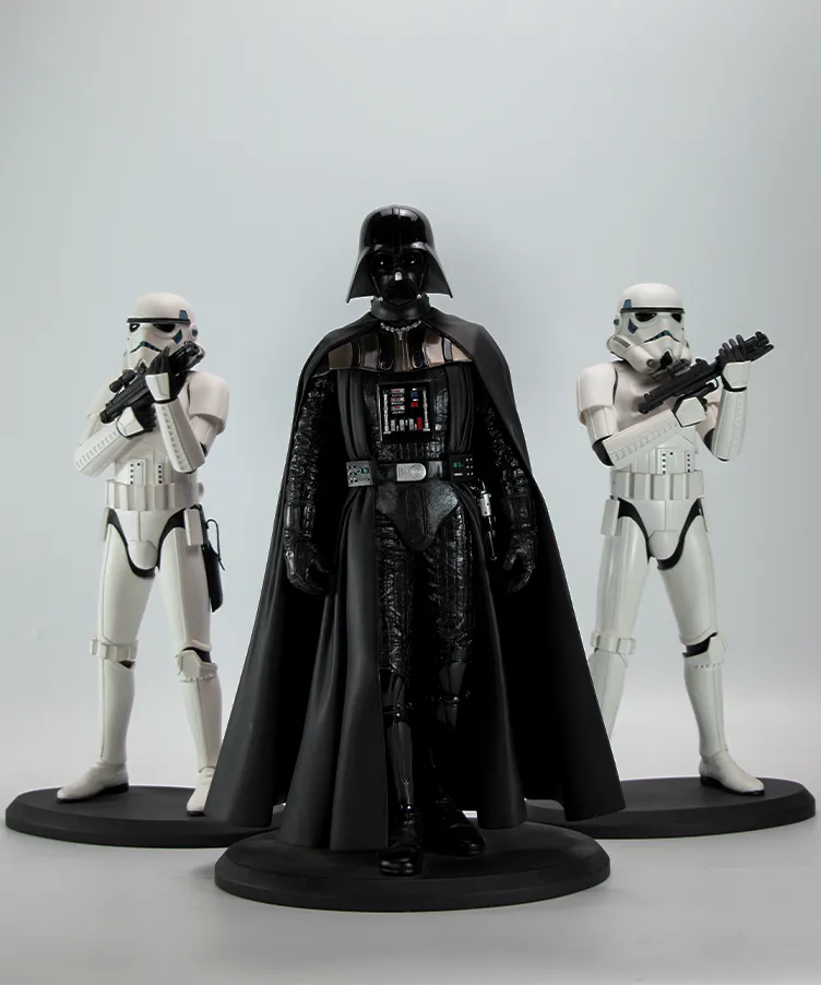 Attakus Prestige Dark Vador + 2 Stormtroopers statues 1/5 40cm