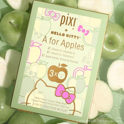 Pixi Vitamin-C A for Apples Masque Visage 3x23 g éclat