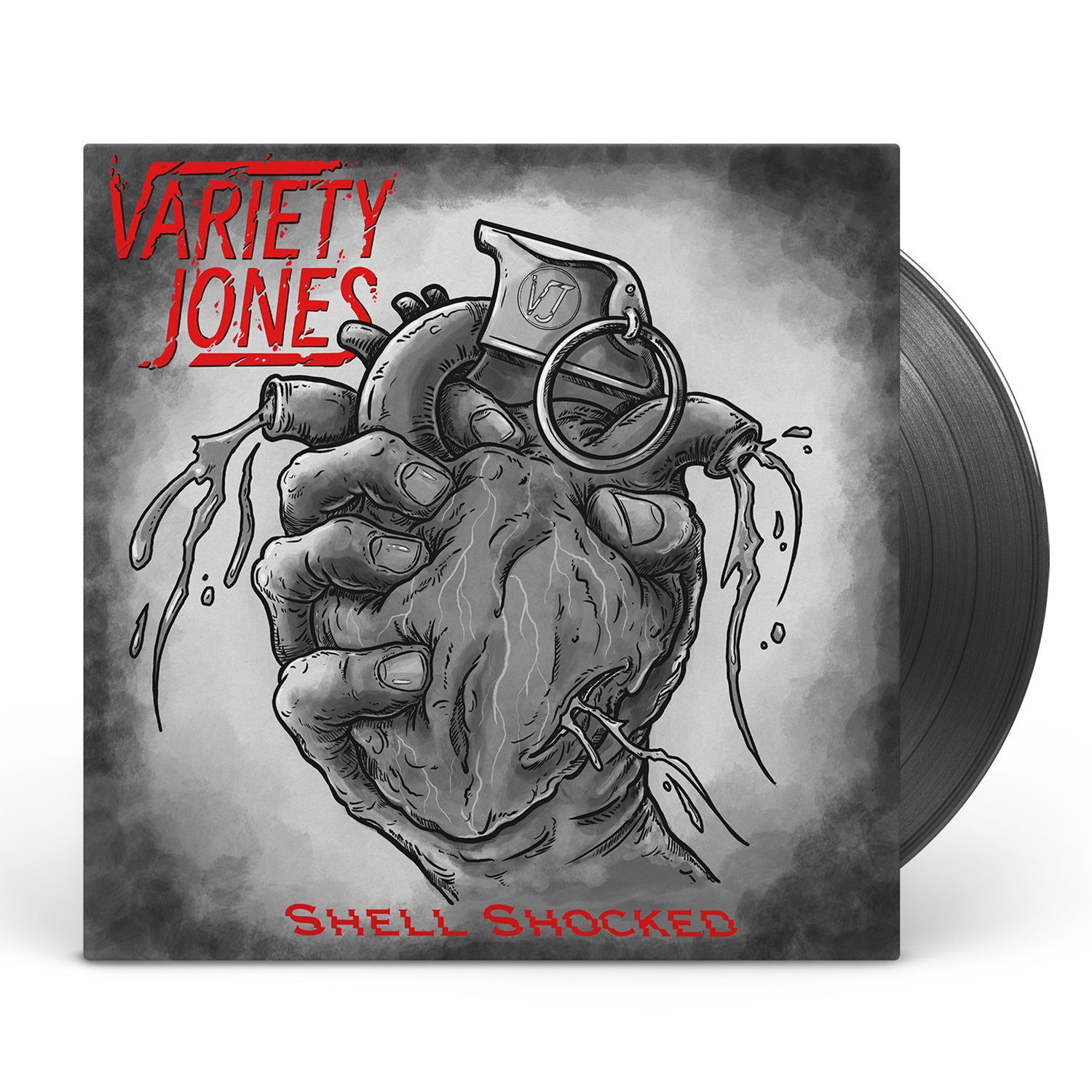 Variety Jones Shell Shocked LP vinyle hard rock
