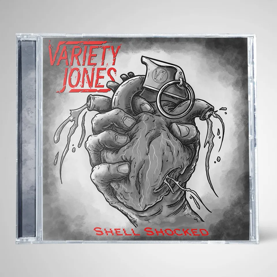 Apollon Records Variety Jones Shell Shocked CD hard rock 9 titres