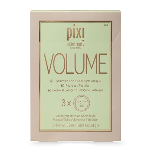 Pixi Collagen PLUMP Boost masque tissu x3 collagène végétal