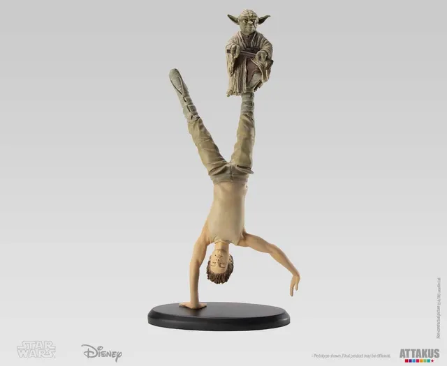 Attakus Collection Elite Yoda et Luke statuette Dagobah 26 cm