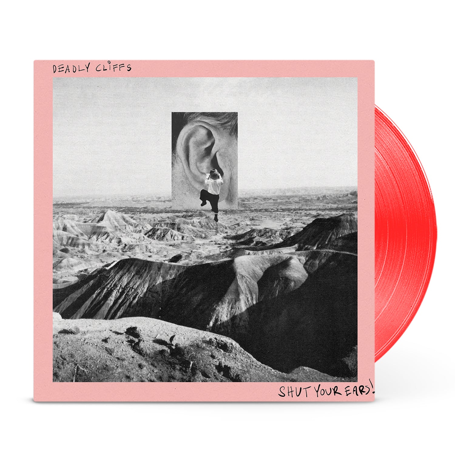 Apollon Records Deadly Cliffs Shut Ears LP rouge