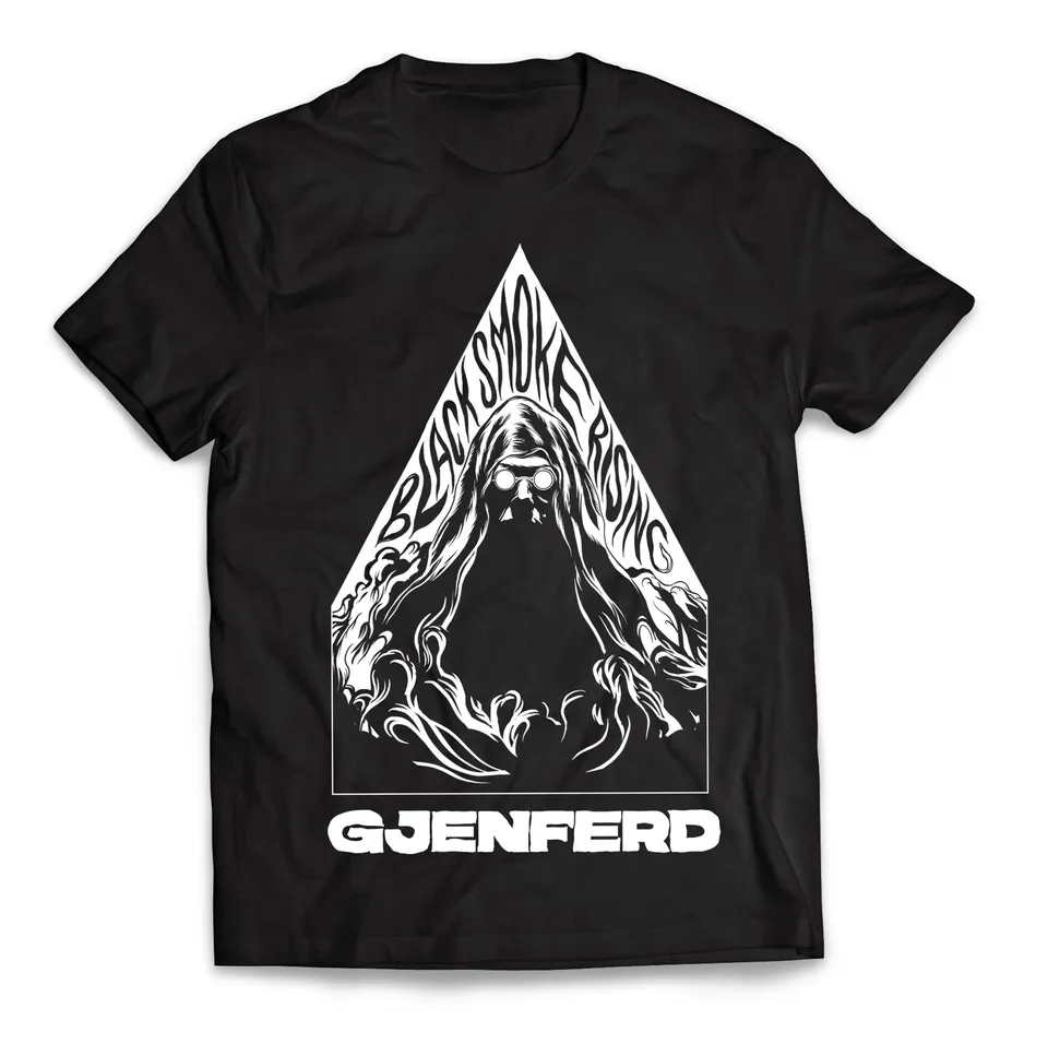 Apollon Gjenferd Black Smoke Rising t-shirt noir coton