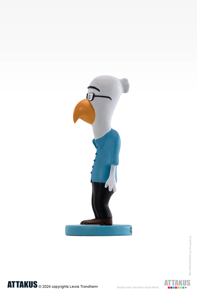 Attakus Atlas Lewis Trondheim Caricature statuette 7,5 cm
