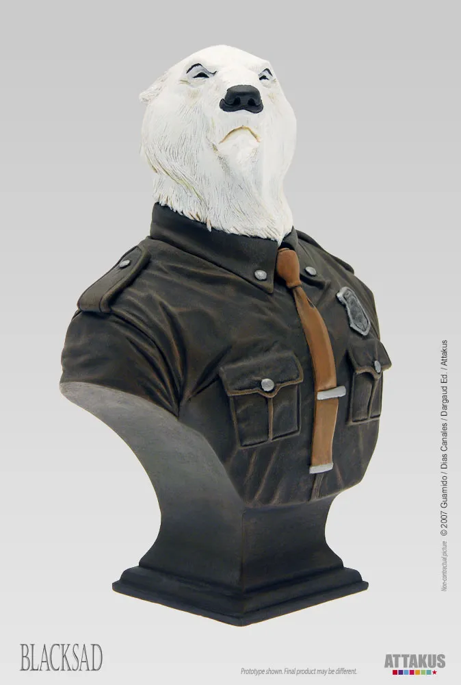 Attakus Blacksad Mini-Buste Hans Karup Ours 18 cm