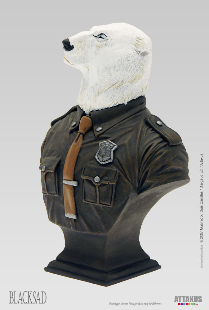 Attakus Blacksad Mini-Buste Hans Karup Ours 18 cm