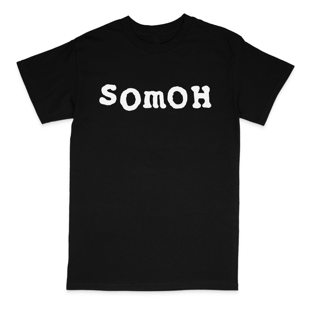 SOMOH Logo t-shirt noir coton taille S à 2XL