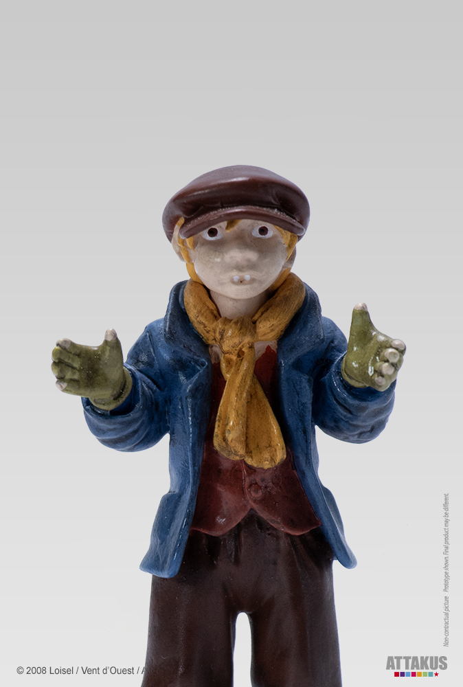Attakus Métal Peter Londres statuette métal 5cm Loisel