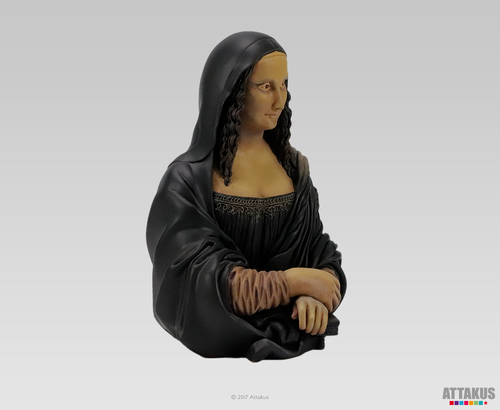 Attakus Femmes d’auteur Mona Lisa Joconde statue résine 21 cm