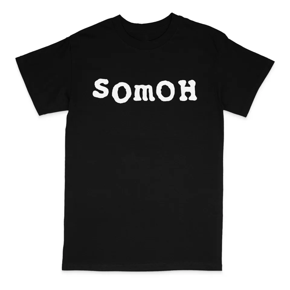 SOMOH Logo t-shirt noir coton taille S à 2XL