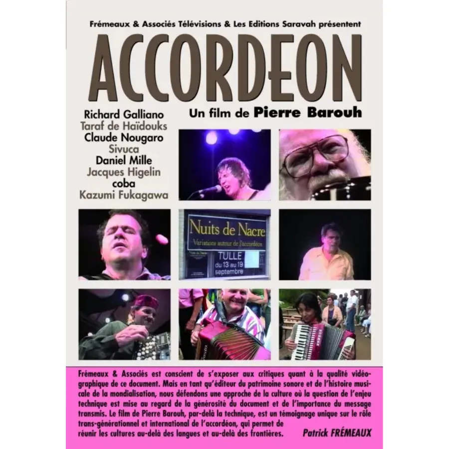 SARAVAH Accordéon Pierre Barouh CD world