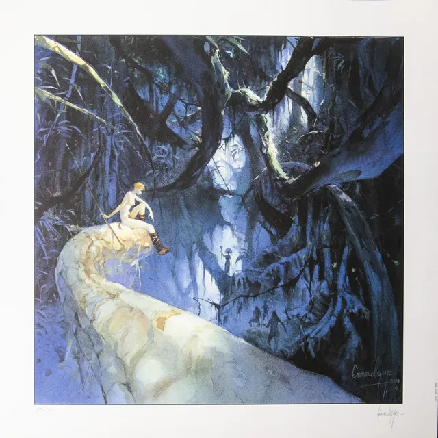 Attakus Collection Atlas Lepage La Terre sans mal affiche 70x70 signée