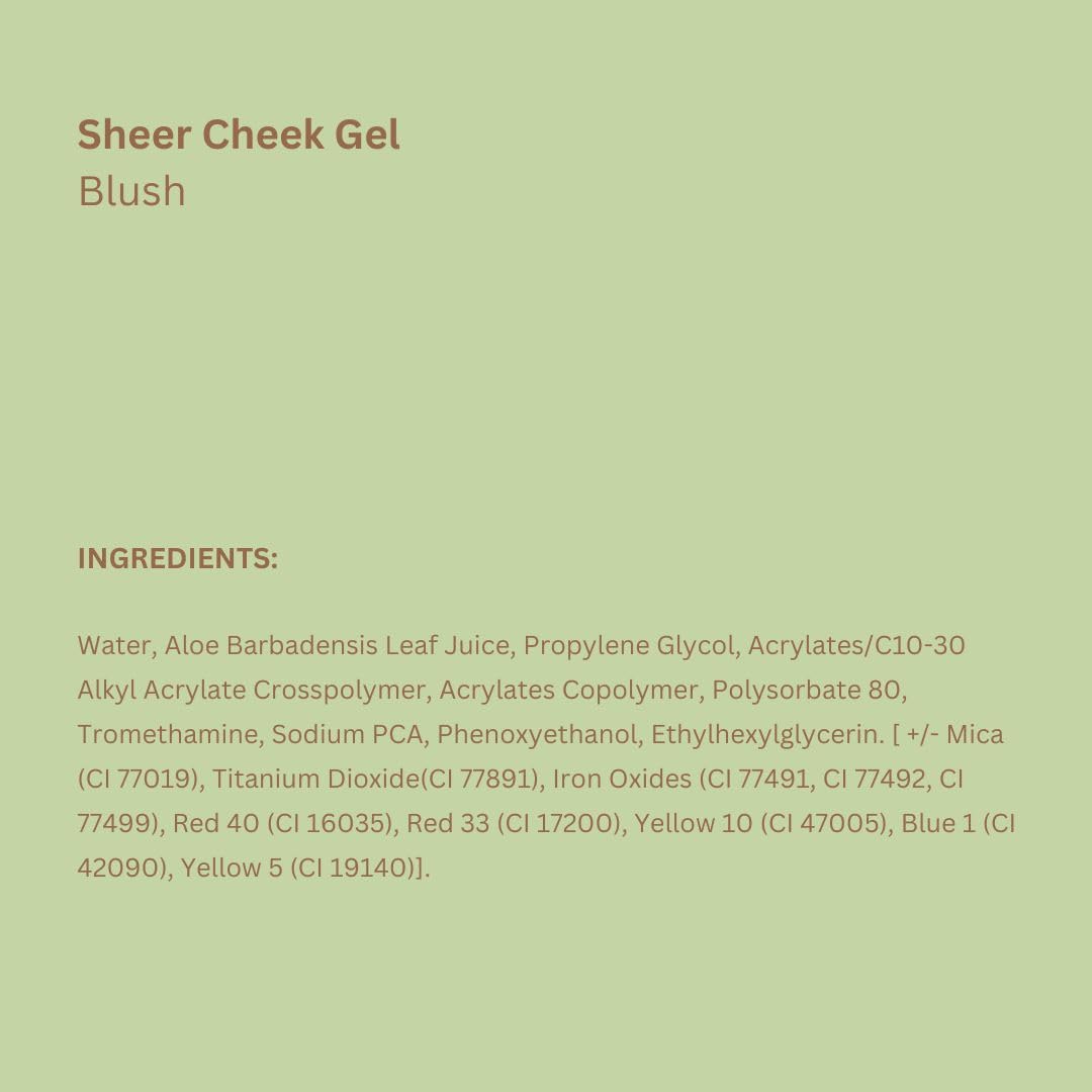 Pixi ColourTreats Sheer Cheek Gel blush gel Natural 12,7 g