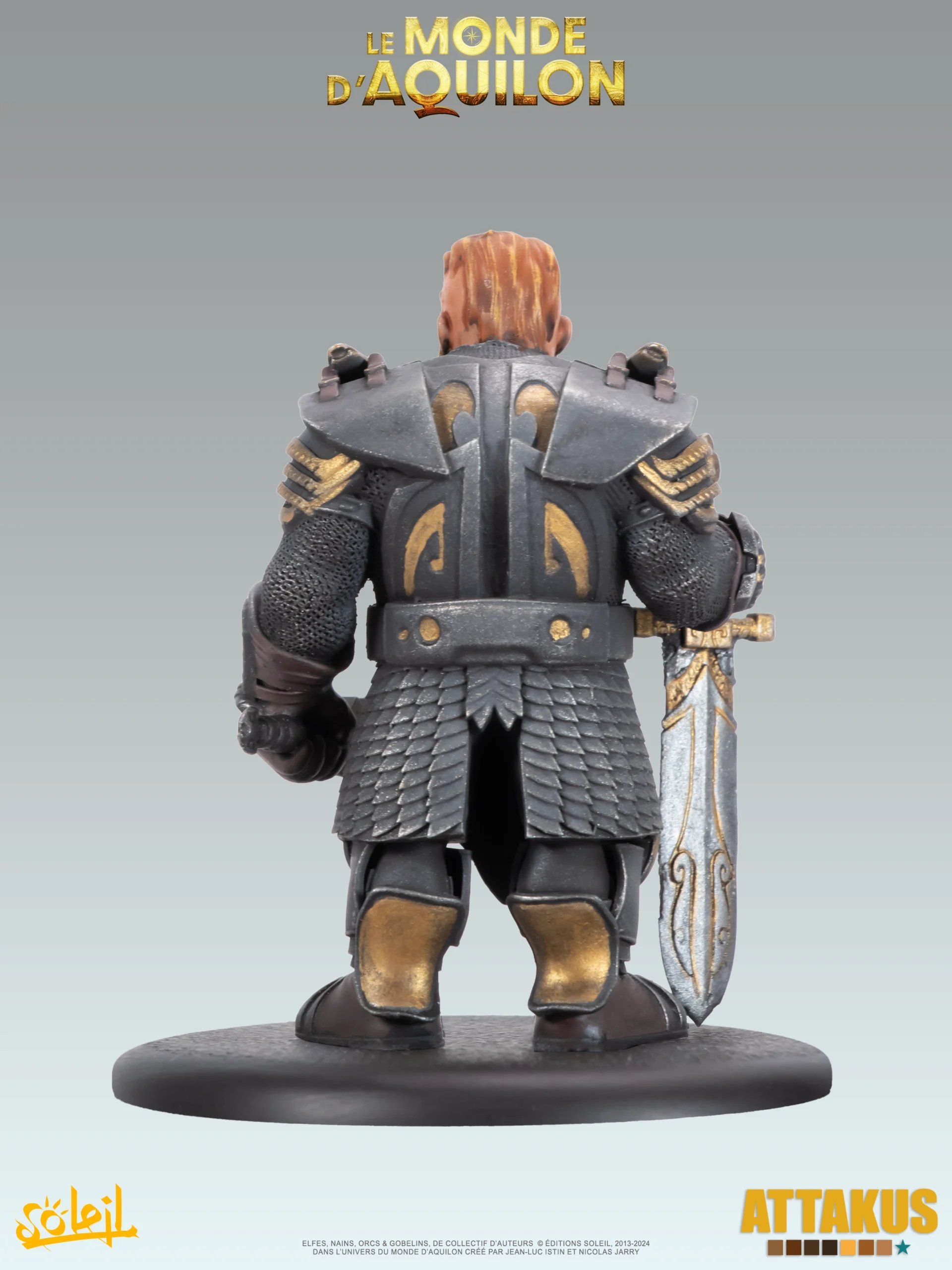Attakus Prestige Redwin de la Forge Nains statuette couleur
