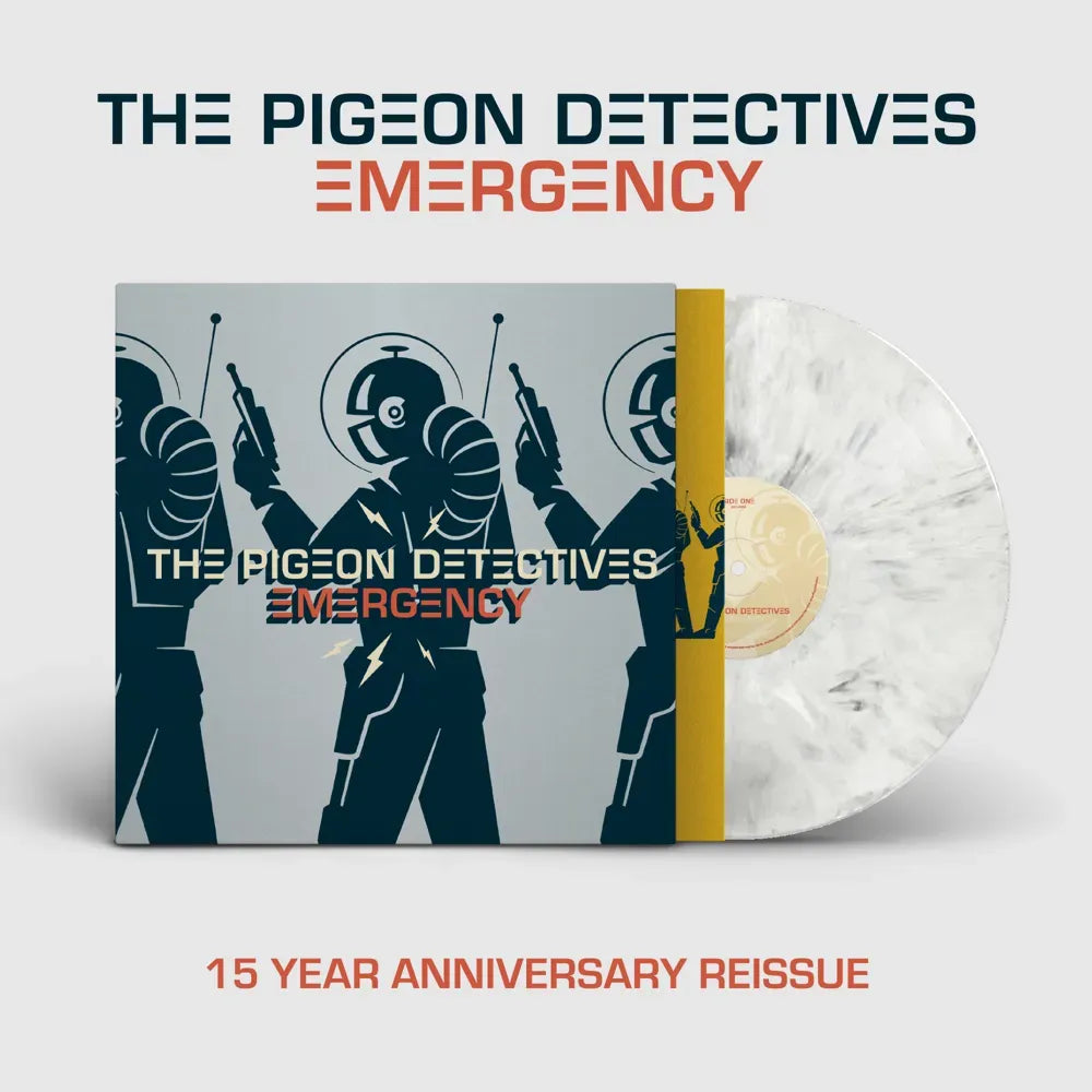 The Pigeon Detectives Emergency vinyle blanc marbré 12"
