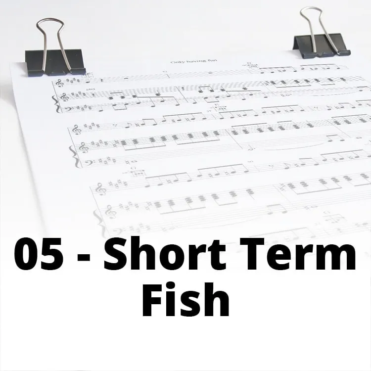 Short Term Fish 05 partition music sheet