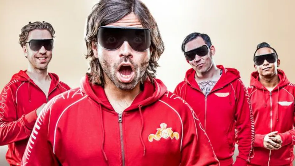 Apollon Records Datarock survêtement rouge jogging S M L XL