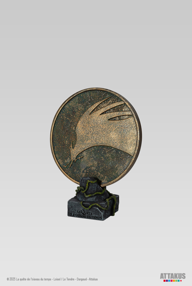 Attakus Collection Prestige Quête Oiseau du Temps emblème résine 12 cm
