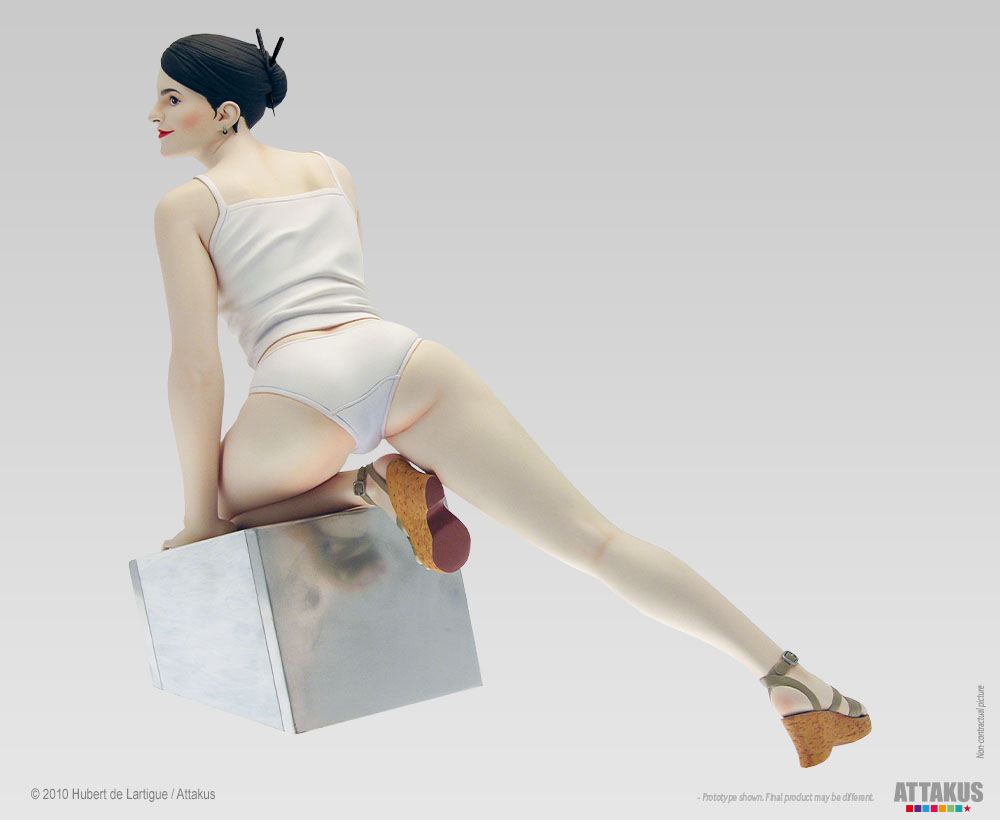 Attakus Femmes d'auteur Octavie statue Lartigue 34,5 cm