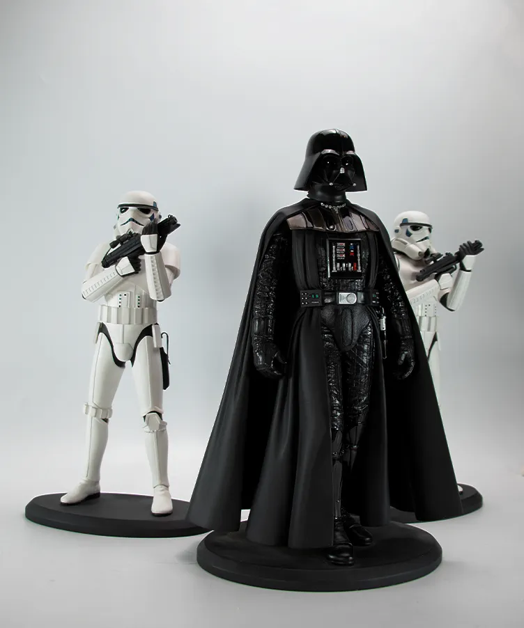 Attakus Prestige Dark Vador + 2 Stormtroopers statues 1/5 40cm