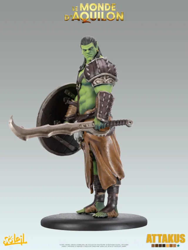 Attakus Prestige Turuk Bouclier Elfes figurine résine 120 mm
