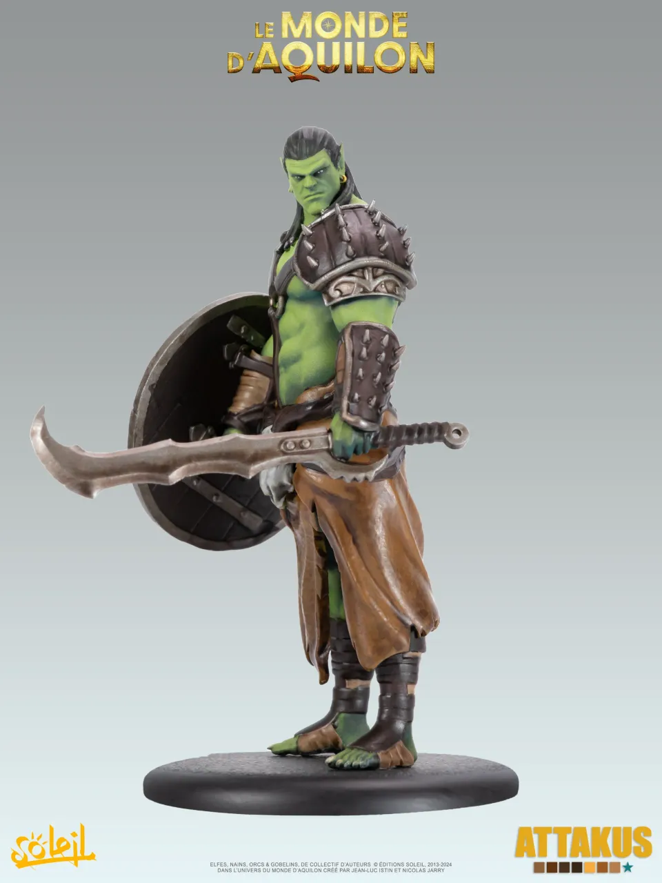 Attakus Prestige Turuk Bouclier Elfes figurine résine 120 mm